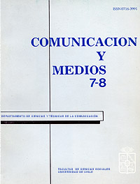 												Visualizar n. 7-8 (1989): Revista Comunicación y Medios
											